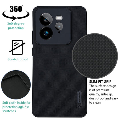 NIUKIN Super Frosted Dotted Case for Realme GT 7 Pro