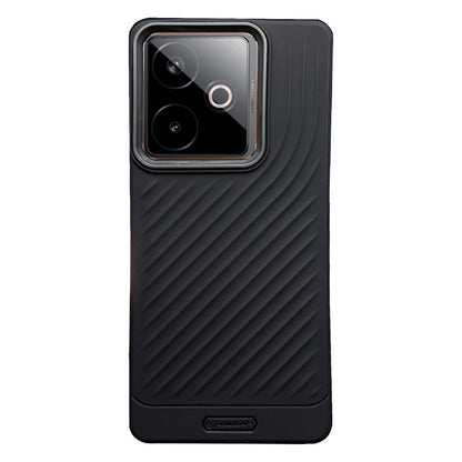 Ripple Wave Case with Metallic Camera ring for Realme GT 7 (5G)
