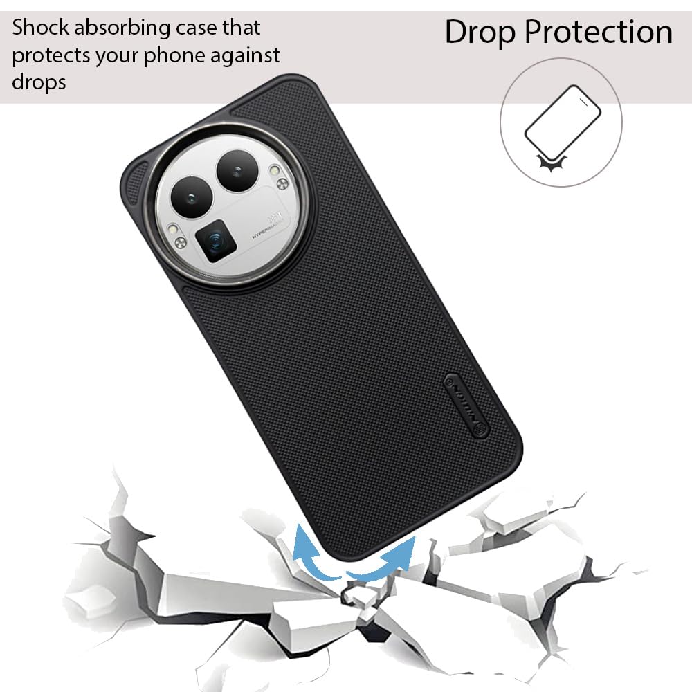 NIUKIN Super Frosted Dotted Case with Camera Ring for Realme GT 8 Pro