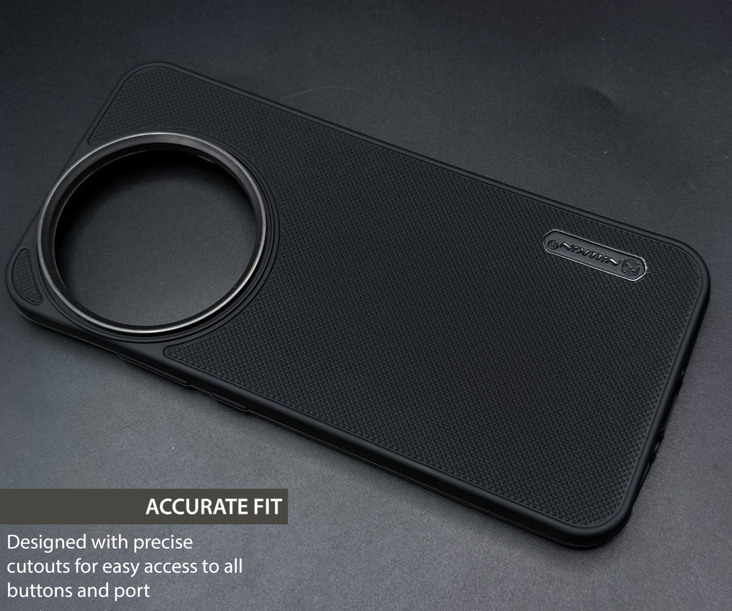 NIUKIN Super Frosted Dotted Case with Camera Ring for Realme GT 8 Pro