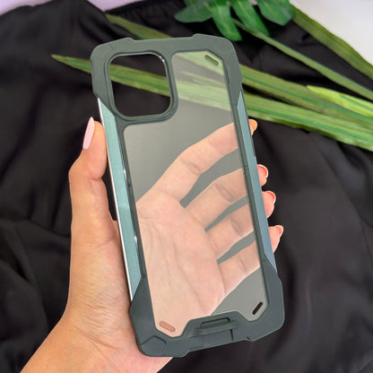 Mcalen Anti Yellow Transparent Case for iPhone 12