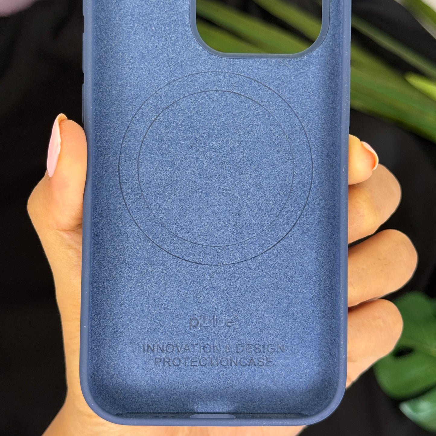 Piblue Premium Silicone Case with Magsafe for iPhone 15 Pro Max