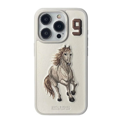 Santa Barbara Polo & Racquet Club Boris Series Leather Case for iPhone 16 Pro Max