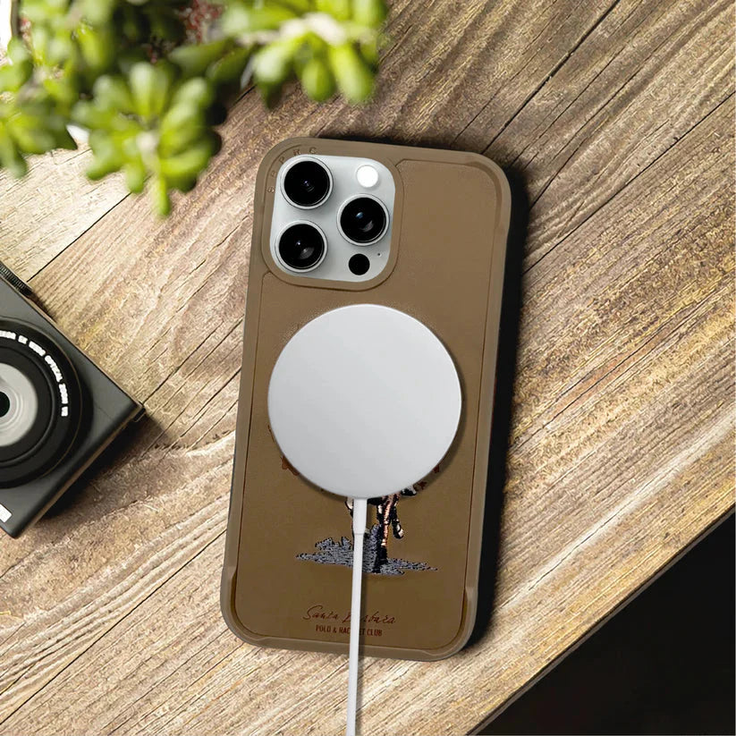 Santa Barbara Polo & Racquet Club Aubrey Series Leather Case for iPhone 16 Pro Max