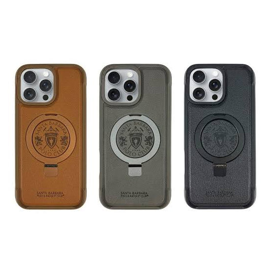Santa Barbara Polo & Racquet Club Primo Series Leather Case for iPhone 16