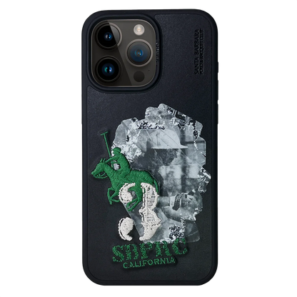 Santa Barbara Polo & Racquet Club Marcus Series Leather Case for iPhone 15 Pro Max
