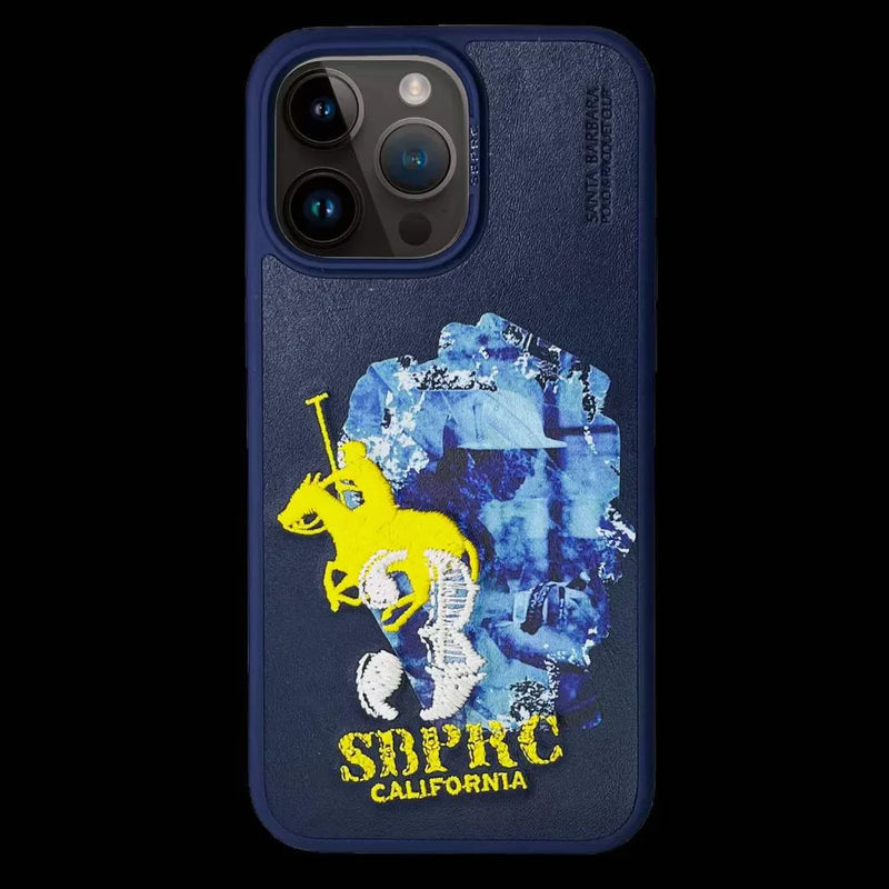 Santa Barbara Polo & Racquet Club Marcus Series Leather Case for iPhone 15 Pro Max
