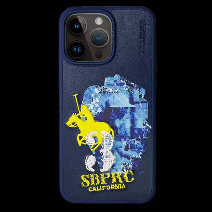 Santa Barbara Polo & Racquet Club Marcus Series Leather Case for iPhone 15 Pro Max