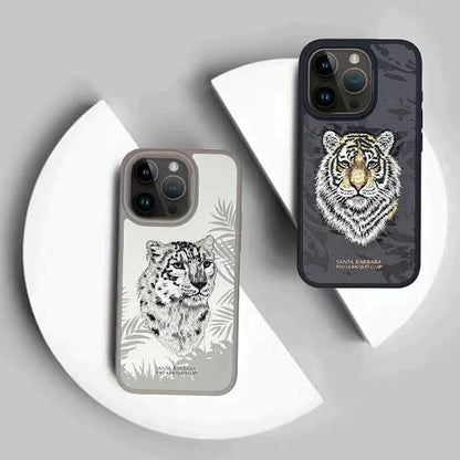 Santa Barbara Polo & Racquet Club Savanna Series Leather Case for iPhone 15 Plus