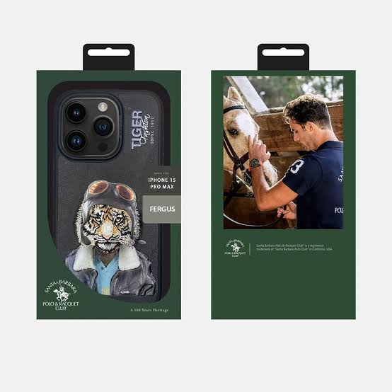 Santa Barbara Polo & Racquet Club Fergus Series Leather Case for iPhone 14 Pro