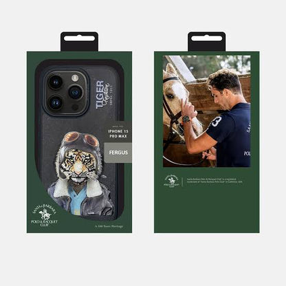 Santa Barbara Polo & Racquet Club Fergus Series Leather Case for iPhone 14 Pro