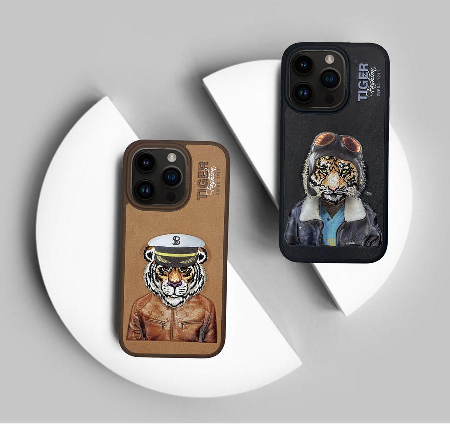 Santa Barbara Polo & Racquet Club Fergus Series Leather Case for iPhone 14 Pro