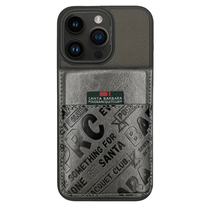 Santa Barbara Polo & Racquet Club Hulda Series Leather Case for iPhone 15 Pro