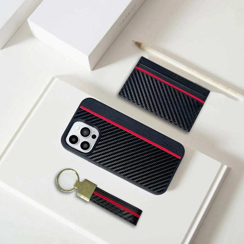 Santa Barbara Polo & Racquet Club Hazel Series 3 in 1 Leather Case for iPhone 15 Pro Max