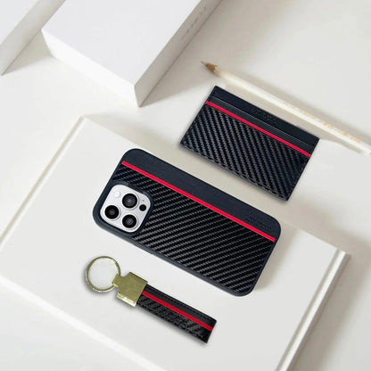 Santa Barbara Polo & Racquet Club Hazel Series 3 in 1 Leather Case for iPhone 15 Pro Max