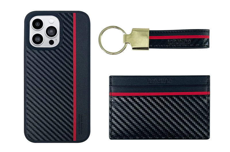 Santa Barbara Polo & Racquet Club Hazel Series 3 in 1 Leather Case for iPhone 15 Pro Max