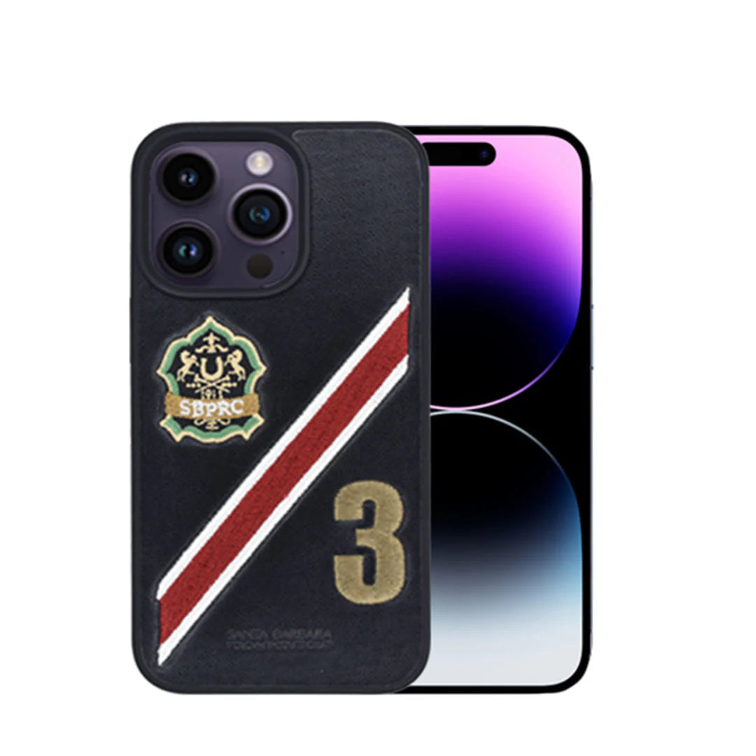 Santa Barbara Polo & Racquet Club Third Series Leather Case for iPhone 15 Pro