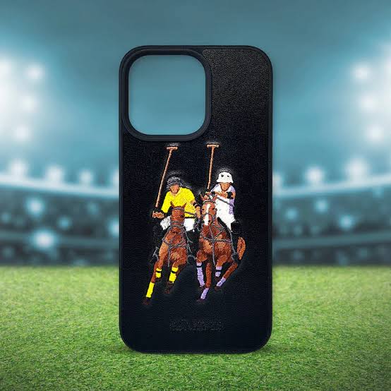 Santa Barbara Polo & Racquet Club Jockey Series Leather Case for iPhone 14 Plus
