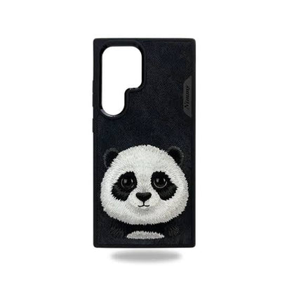 Nimmy Leather Panda Case for Samsung Galaxy S23 Ultra