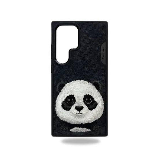 Nimmy Leather Panda Case for Samsung Galaxy S23 Ultra