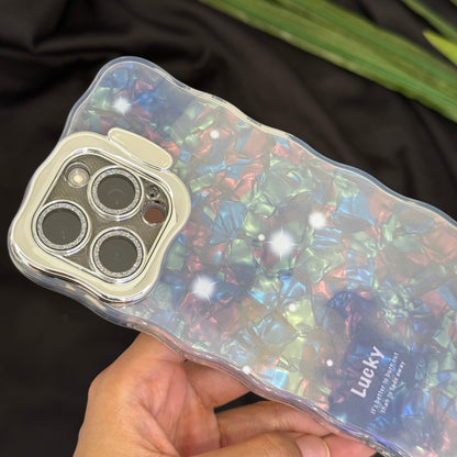 Fancy Camera Stand Case with Charms for iPhone 16 Pro Max