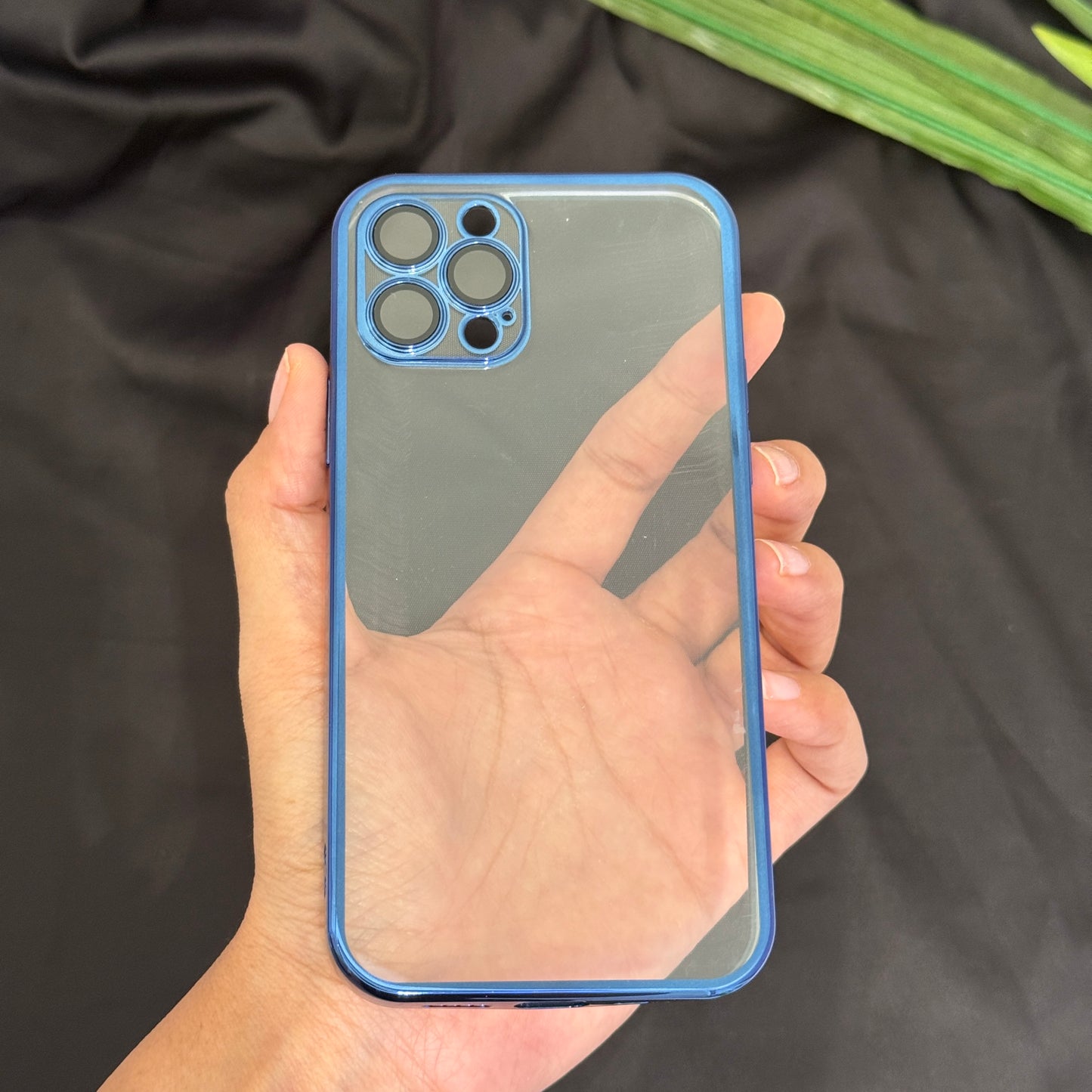 Coblue Soft Transparent Case with Camera Lens Protector for iPhone 12 Pro Max