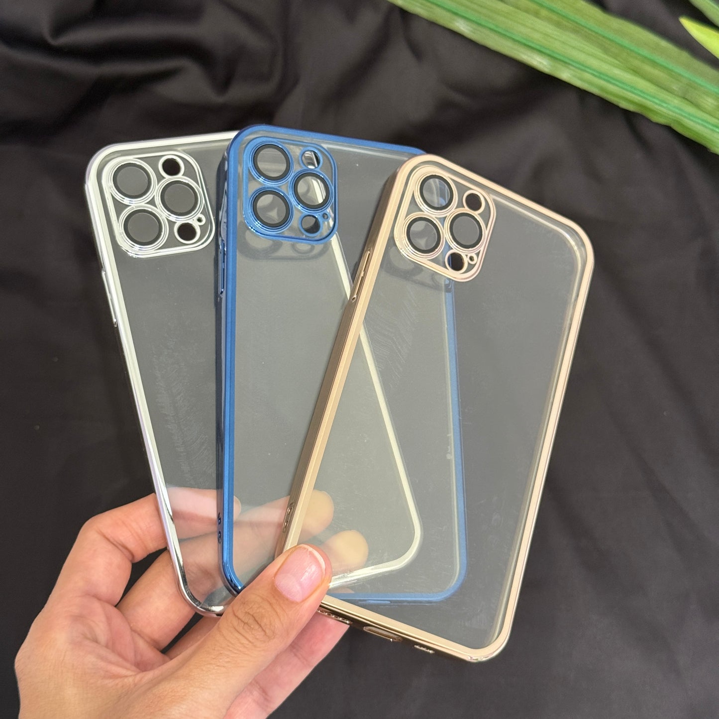Coblue Soft Transparent Case with Camera lens Protector for iPhone 12 Pro
