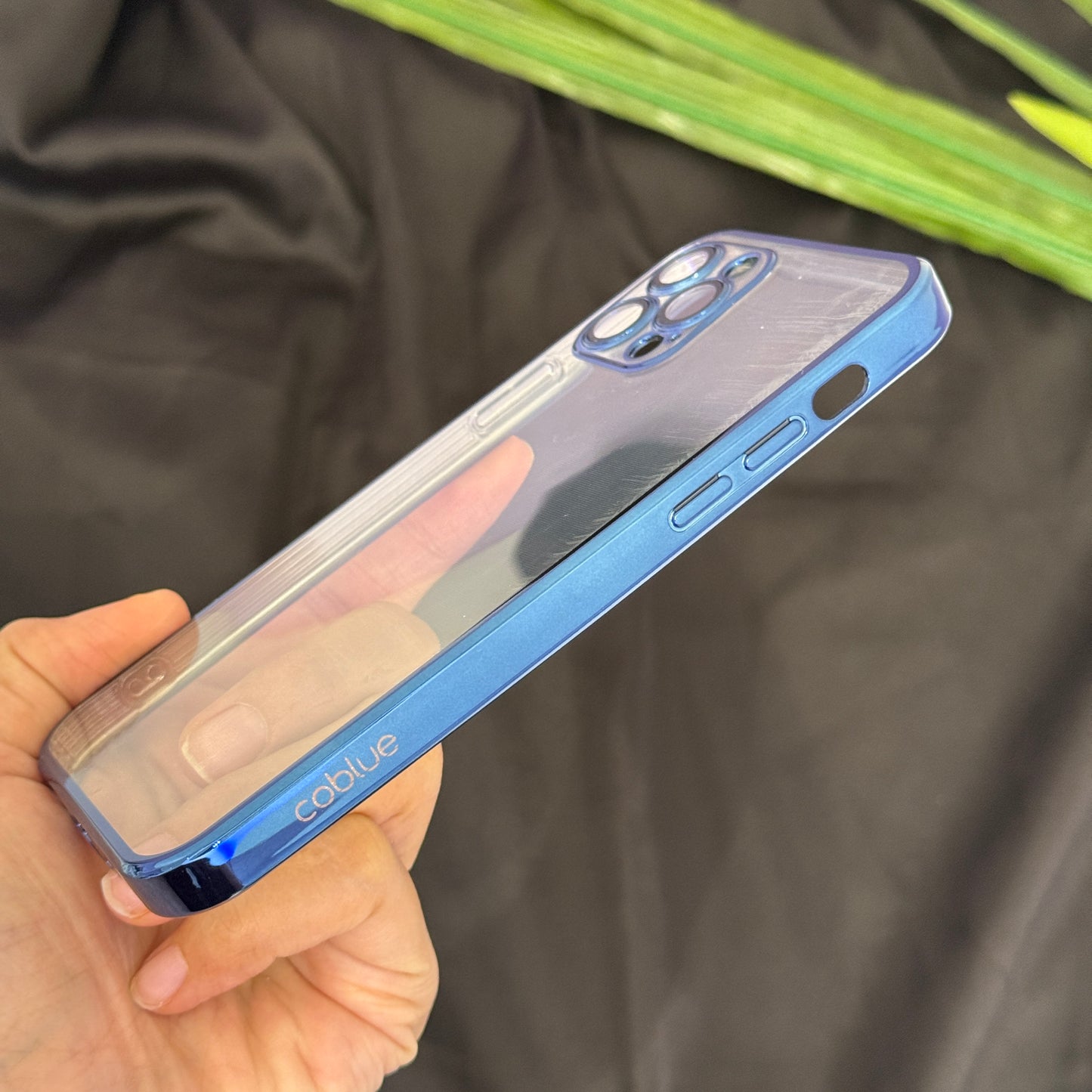 Coblue Soft Transparent Case with Camera Lens Protector for iPhone 12 Pro Max