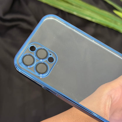 Coblue Soft Transparent Case with Camera lens Protector for iPhone 12 Pro
