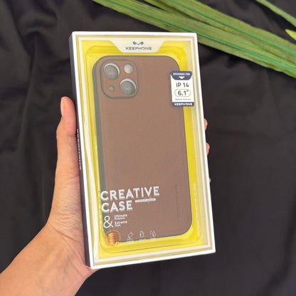 Keephone Leather Case for iPhone 14 Pro