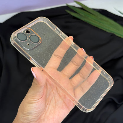 Coblue Soft Glitter Transparent Case with Camera Protection for iPhone 13 Pro Max