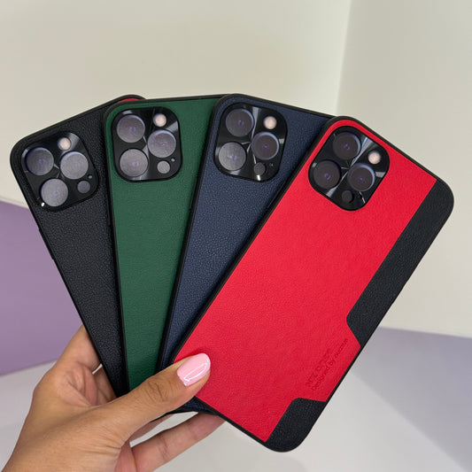 NX Leather Case with Camera Protection for iPhone 12