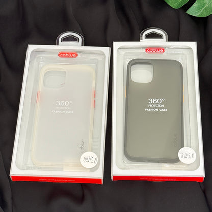 Coblue Matte Transparent Case for iPhone 12 Pro Max