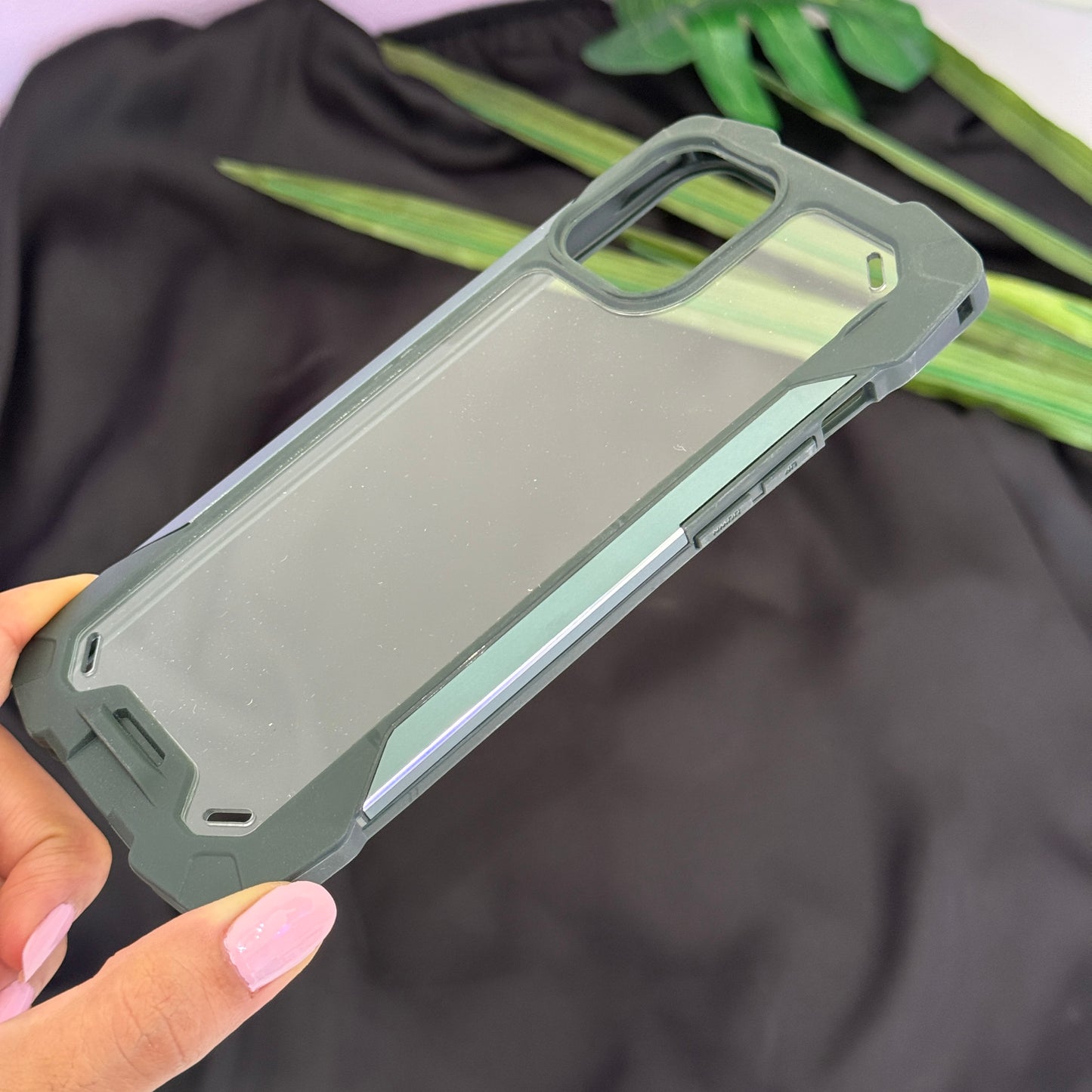 Mcalen Anti Yellow Transparent Case for iPhone 12