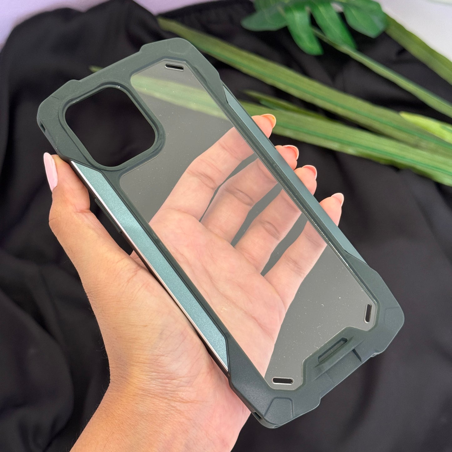 Mcalen Anti Yellow Transparent Case for iPhone 12