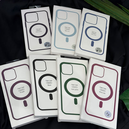 Transparent Anti Yellow Magsafe Case for iPhone 13