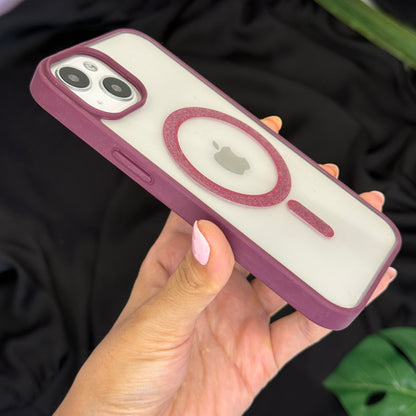 Transparent Anti Yellow Magsafe Case for iPhone 13