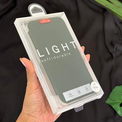 Coblue Transparent Flip Case for iPhone 13
