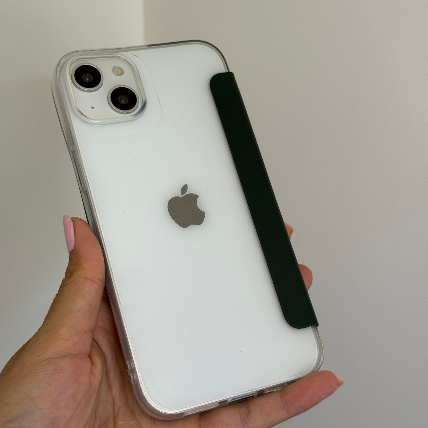 Coblue Transparent Flip Case for iPhone 13