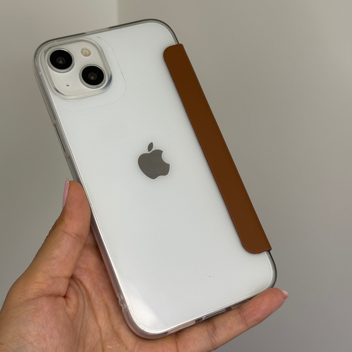 Coblue Transparent Flip Case for iPhone 13