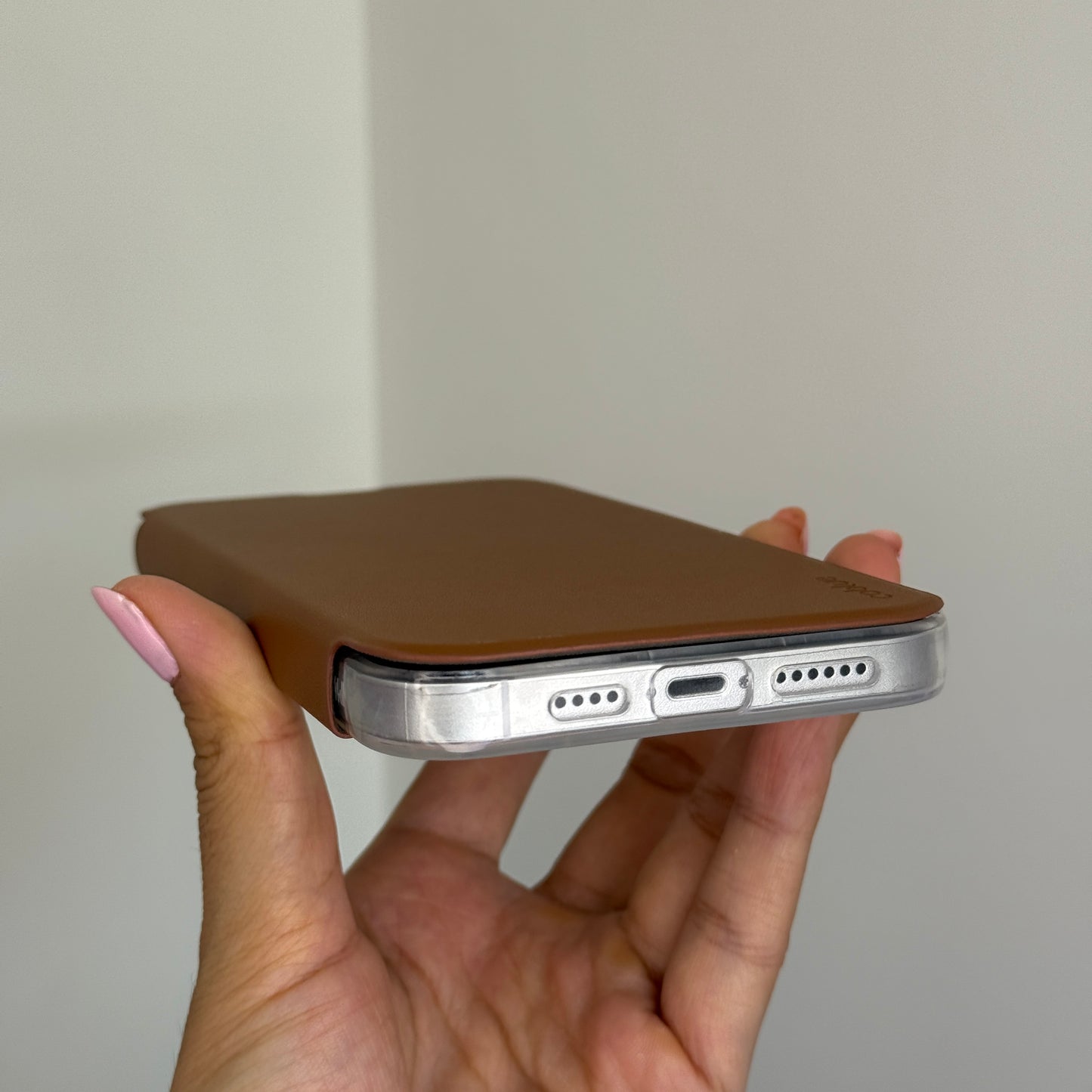 Coblue Transparent Flip Case for iPhone 13