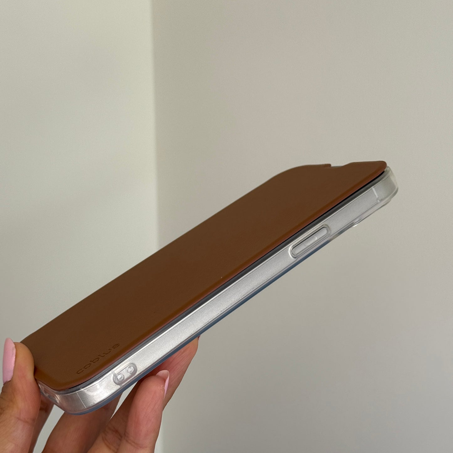 Coblue Transparent Flip Case for iPhone 13
