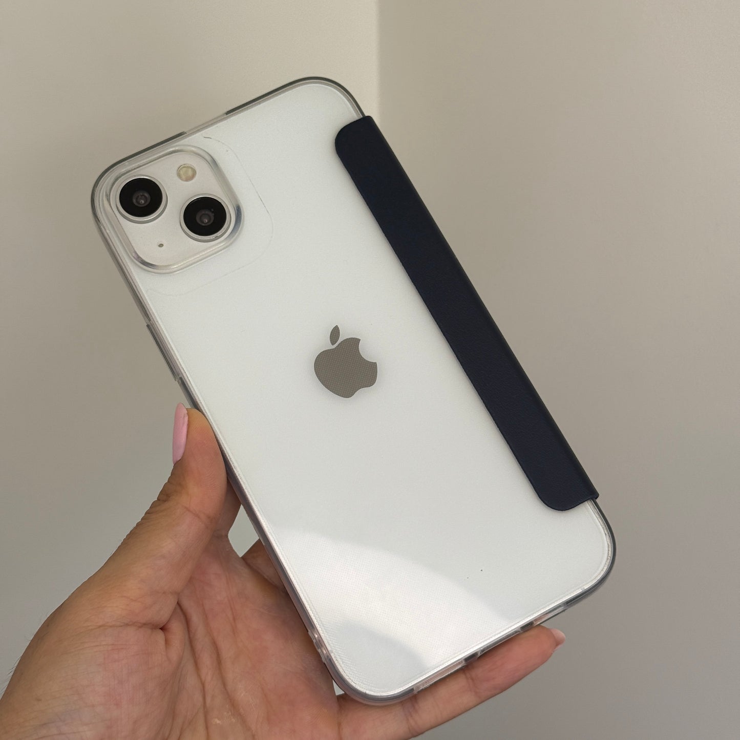 Coblue Transparent Flip Case for iPhone 13