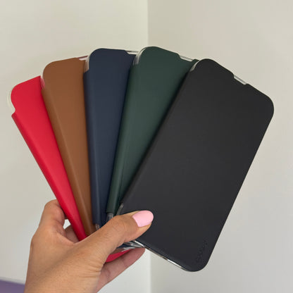 Coblue Transparent Flip Case for iPhone 13