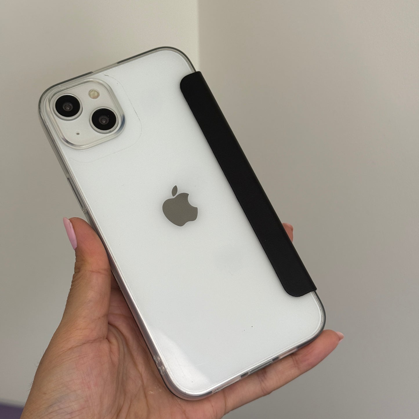 Coblue Transparent Flip Case for iPhone 13