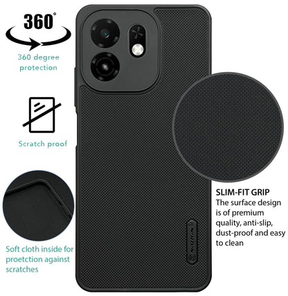 NIUKIN Super Frosted Dotted Case for ITEL A100c