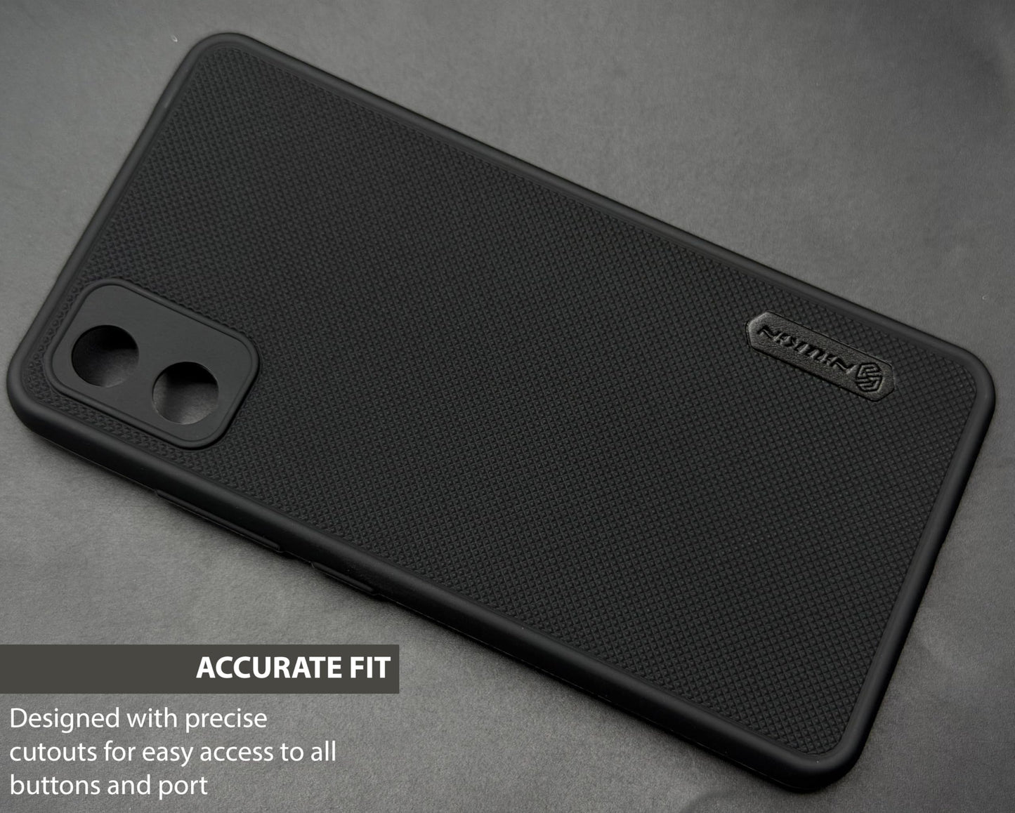 NIUKIN Super Frosted Dotted Case for ITEL A23 Pro