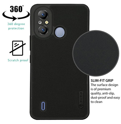 NIUKIN Super Frosted Dotted Case for ITEL A49
