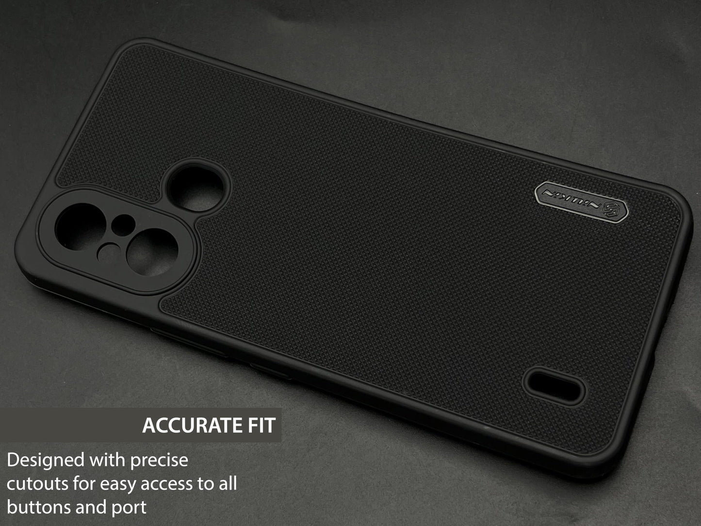 NIUKIN Super Frosted Dotted Case for ITEL A49