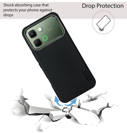 NIUKIN Super Frosted Dotted Case with Camera Ring for Infinix Note Edge